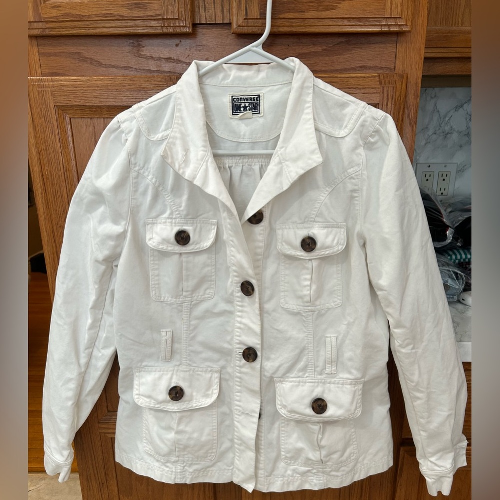 Converse Women's Cream Utility Jacket